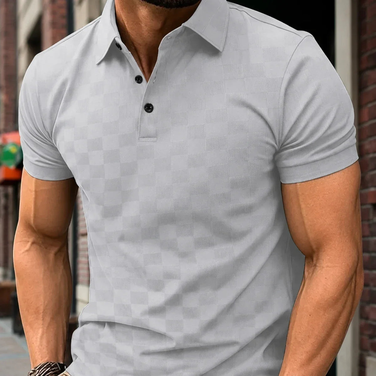 The Monaco Check Polo